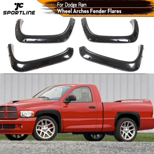 Car Wheel Arches Fender Flares Mudguards Trims For Dodge Ram 1500 2500 3500 1994 - 2002 Wheel Arches Fender Flares Trims