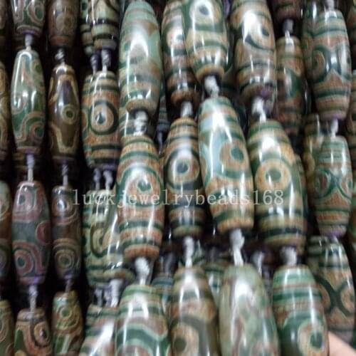 Free shipping 14x40mm Archaize Tianzhu Art Rice Women Men Spacers Beads Strand 8pcs FG7466