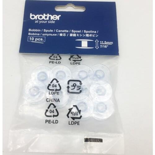 BOBBIN BROTHER 11.5mm SEWING MACHINE BOBBINS10pcs SFB(XA5539-151) brother domestic sewing machine bobbin