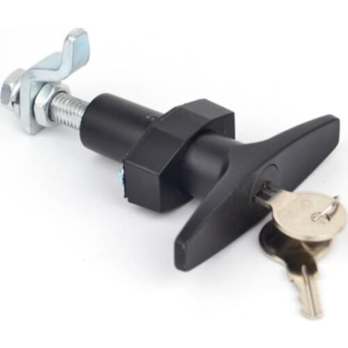 Factory outlets ,black MS309 T shape Handle lock,equipment Telescopic door locks,Telescopic switch,Industrial cabinet lock