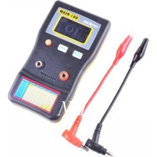 Electronic Capacitive Resistance Meter Electrolytic Capacitor ESR In Circuit Capacitor Meter Low Ohm Meter To 100R With SMD Clip