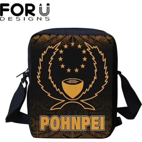 FORUDESIGNS 2021 Casual Womens Bags Ladies Fashion Messenger Bags Pohnpei Polynesian Designer Female Crossbody Bags Sac A Main