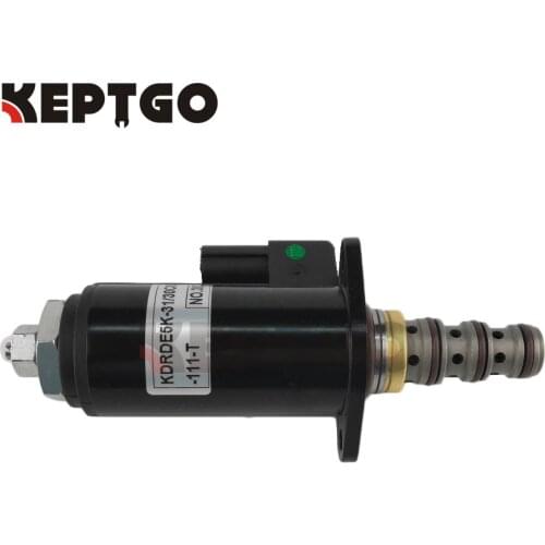 Hydraulic Pump Solenoid Valve KDRDE5K-31/30C50-111 For Kobelco SK200-6E SK220 SK330LC-6E SK480LC-6E