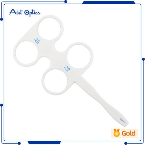AIST Top Brand Good quality 4 Lens Plastic Optical Flipper Ophthalmic Holder eye trainer occluder optometry equipment