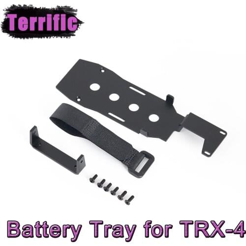 RC Car Metal Low Gravity Center Metal Battery Mounting Plate Tray for 1/10 RC Crawler Car TRAXXAS TRX-4 TRX4 Upgrade Parts