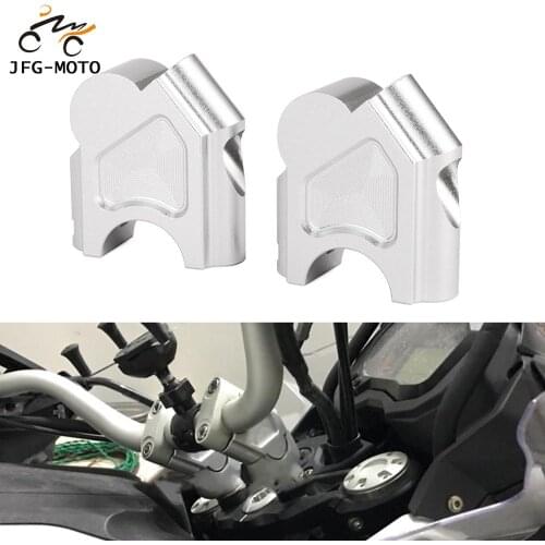 Motorcycle CNC Huanglong Fat Bar Handlebar Riser Clamps Adapter For Benelli TRK502 TRK 502 TRK-502 2016-2017 Off Road Dirt Bike