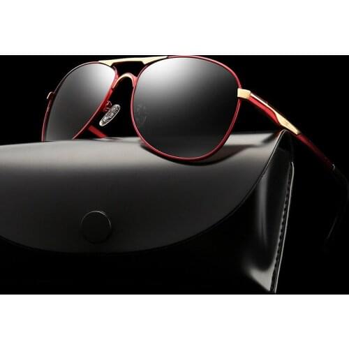 Prescription Sunglasses Mens Polarized Sunglasses Color Polarized Toad Sunglasses Driving Mirror Big frame 722