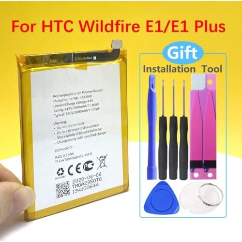 NEW Battery For HTC Wildfire E1/E1 Plus Mobile Phone 3000mAh Battery In Stock