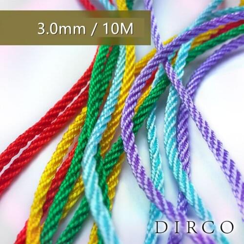 About the Fit Twine Nylon Cords 3mm Beading String Braided Thread DIY Lacing Strap Ropes HandCrafts For Women Jewelry Making