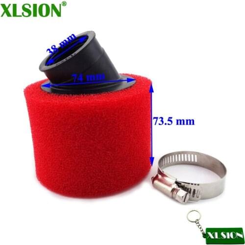 XLSION Air Filter Clearner 38mm For Pit Dirt Monkey Trail 110cc 125cc Engine XR50 CRF50 CRF70 KLX SSR BBR Thumpstar YCF DHZ