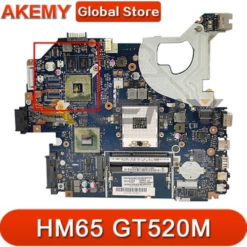 P5WE0 LA-6901P Main Board For Acer Aspire 5750 5750G 5755 5755G Laptop Motherboard With HM65 GT520M 100% Fully Tested