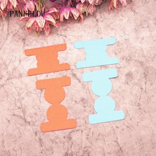 PANFELOU 1lot=2PCS Simple bookmarks metal craft Carbon Steel Cutter paper die cutting dies Scrapbooking/DIY Embossing cards