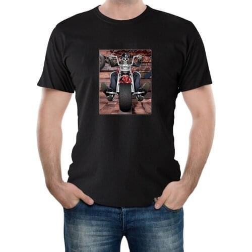 Vintage T-Shirts Men Women T shirts Male Female Family Summer Clothing Cotton Short Sleeve Oversized Motorcycle Print Tshirt Man