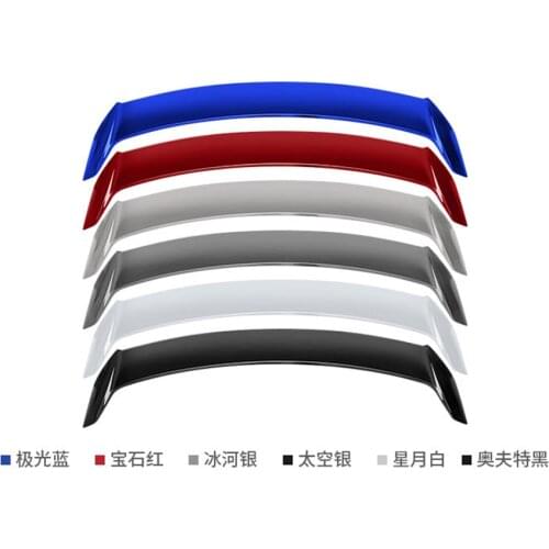 Glossy Trunk Rear Wing Spoiler Lip For HONDA Accord 10th 2018 2019 2020 JDM V Type ABS Car Tail Roof Bumper Splitter Trim