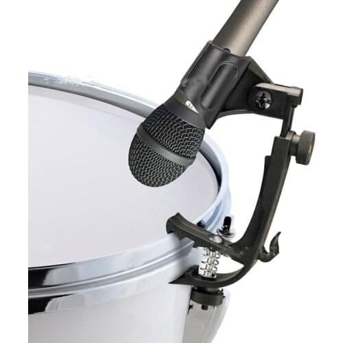 1 Pair Plastic Drum Microphone Clamps Stand Mounts Holders Clips Adjustable fastener Buckle Clip For Shure SM58 SM57