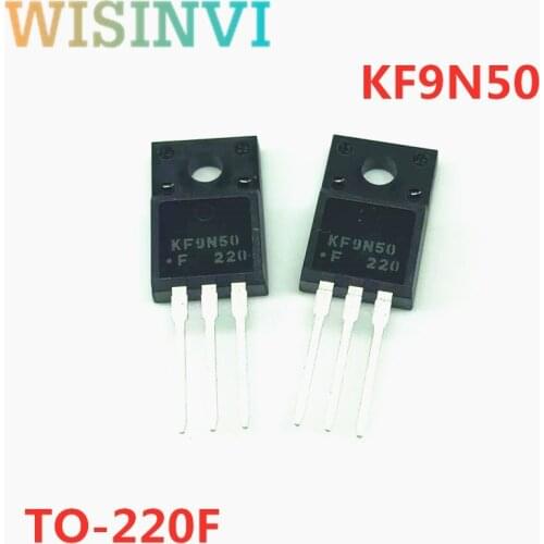 10 PCS KF9N50F TO220F KF9N50 KF 9N50 KF9N50-F 9A 500V TO220F MOS