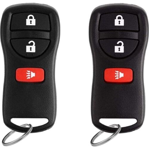 2 Key for Nissan Frontier Murano Quest NV Pathfinder Xterra Versa Car Keyless Entry Remote for KBRASTU15