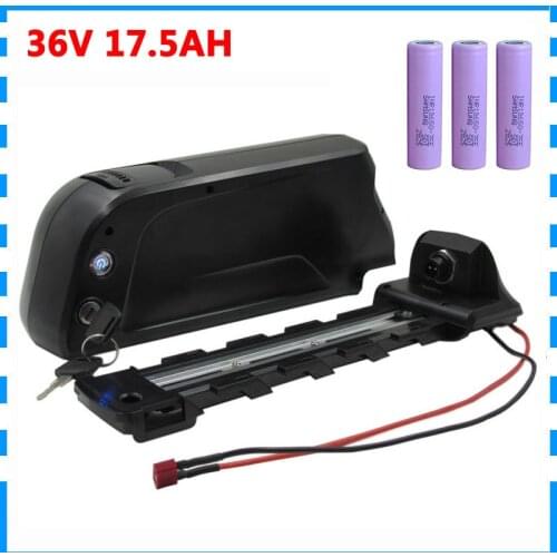 750W 36V 17AH Ebike battery 500W 36 V 10AH 14AH Lithium battery pack INR18650 35E cell with USB Port 30A BMS 42V 2A Charger