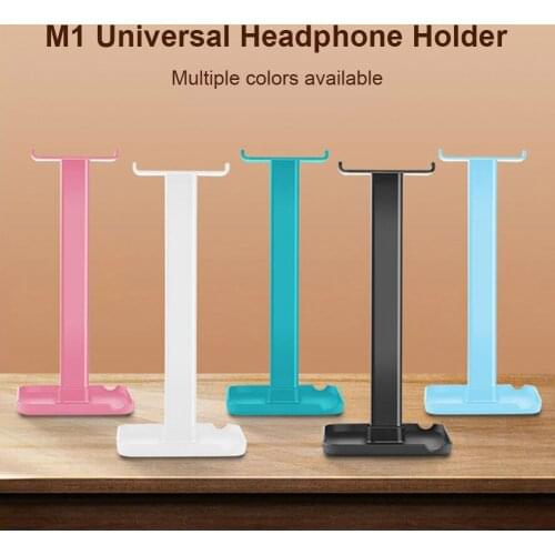 Hook Head Mounted Headphone Headset Holder M1 Universal Earphone Hanger Earphone Table Desktop Display Stand Shelf Bracket