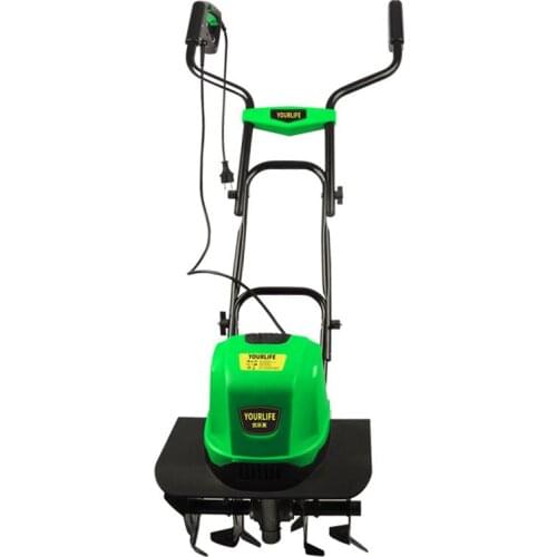 Electric Home Scarifier Hand Push Vegetable Field Orchard Garden Dig Loose Soil Micro Tillage Machine Agricultural Tools 1500W