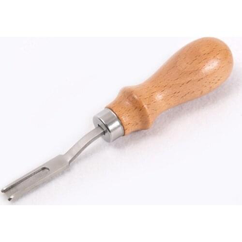 French Style Leather Craft Edge Skiving Beveling Cutting Tool Portable Functional Grooving Edge Beveller