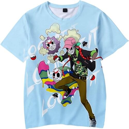 SKI MASK THE SLUMP GOD 3D print t-shirts fashion casual tees harajuku streetwear t-shirt tops men women plus size t-shirts anime