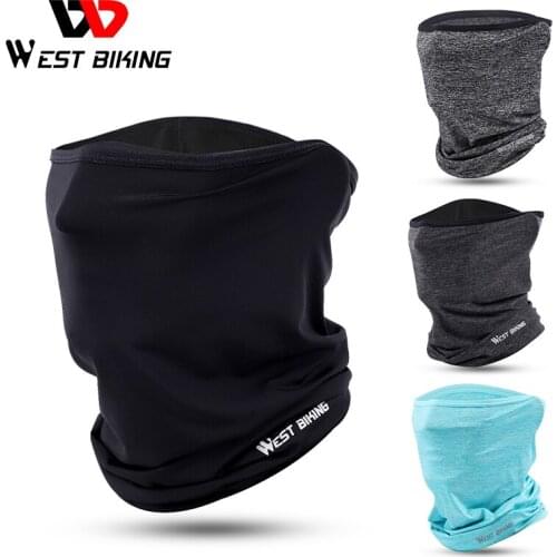 WEST BIKING Cycling Headwear Summer Men Anti-sweat Breathable Cycling Face Cover Running Bicycle Bandana Sports Scarf Headband