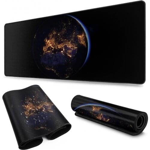 Earth space mouse pad gaming mouse pad keyboard table mat desk blanket mouse pad computer notebook pad