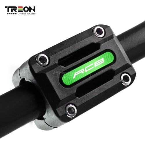 For KTM RC8 All Years Motorcycle Accessories Motorcycle Engine Block Protection Guard Bumper Crash Bar titanium/orange/black