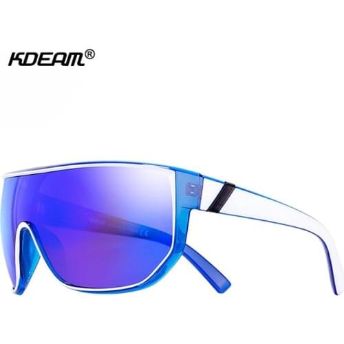 KDEAM Happy Oversized Men Sunglasses With Designer Box Fashion Big Sun Glasses Women anteojos de sol UV400 With Case KD100