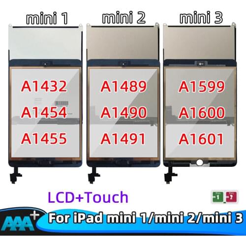 New LCD For ipad mini A1432 A1454 A1455 LCD Display Touch Screen For iPad Mini 2/3 A1489 A1490 A1491 Free Shipping