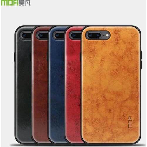 Original Mofi Ultra Slim Cases For APPLE iPhone 7 8 Case Soft TPU Leather Pattern TPU For iPhone 8 8 Plus Cover 4.7" & 5.5"