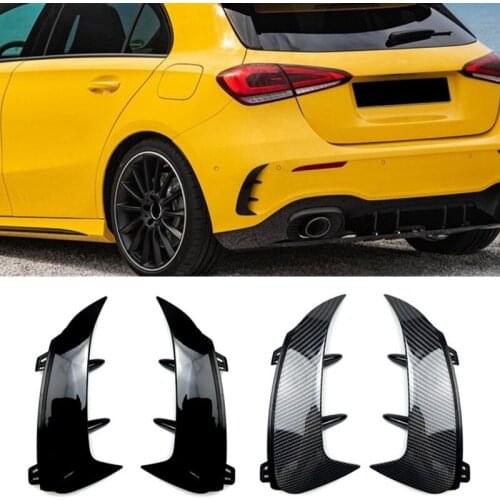 Rear Bumper Spoiler Side Fender Canards Splitters Fit For Mercedes Benz A Class W177 A45 Hatchback A180 A200 A35 2019-2021