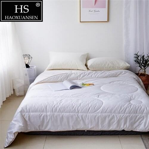 Comforter Quilt Duvet Australian Wool Filling Weight 4kg 100% Organic Cotton Fabric Winter Warm Natural Health No "sheep smell"