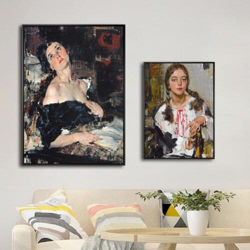 Home Decoration Print Art Wall Pictures for Living-room Poster Canvas Printing Paintings Russian Nicolai Ivanovich Fechin