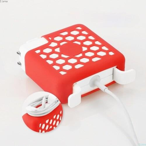 Ultra Thin Silicone Charger Protective Case Cover for MacBook Air Pro 13 15 16 inch touch bar 2020 A2289 A2179 A2141 A2159 A1932