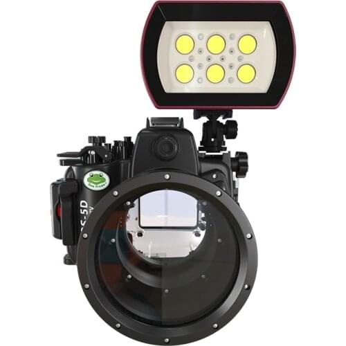 Seafrogs New Style For Canon EOS 5D Mark III/IV Waterproof Camera Housing 24-105mm 100mm Lens Underwarter 40m/130ft Diving Case