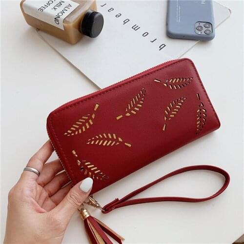 Wallet Womens Long Clutch Bag Simple Trendy Zipper Multi-function Wallet Mobile Phone Bag