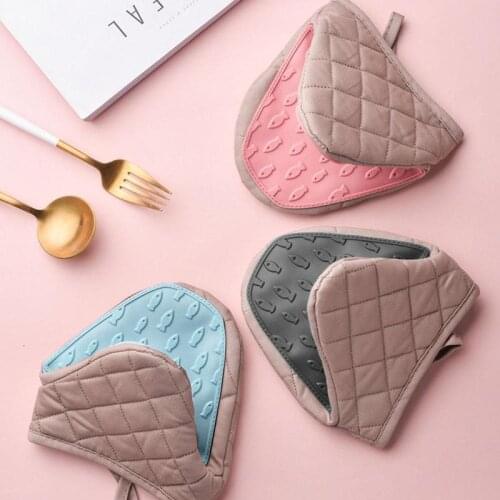 1PC Silicone Anti-scalding Oven Gloves Mitts Potholder Kitchen Silicone Gloves Tray Dish Bowl Holder Oven Handschoen