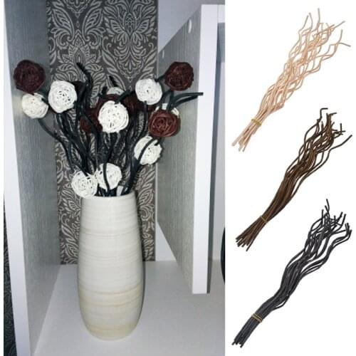 20Pcs Wavy Rattan Reed Fragrance Diffuser Sticks Replacement Refill Sticks Home Fragrance Rattan Accessories Home Decor
