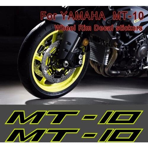 2015 2016 2017 Motorcycle Sticker For YAMAHA MT-10 MT10 MT 10 Wheels Rims Decal Tank Body Shell Helmet MT 10 2018 2019 2020