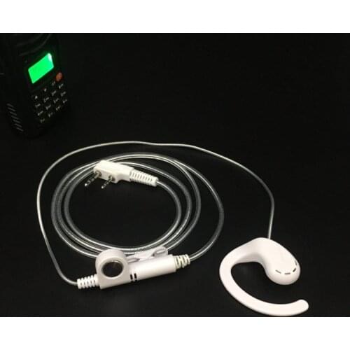 3.5mm baofeng radio 2pin K port earpiece ptt mic headset handheld two way radio walkie talkie UV-5R UV-82 BF-888S Free shipping