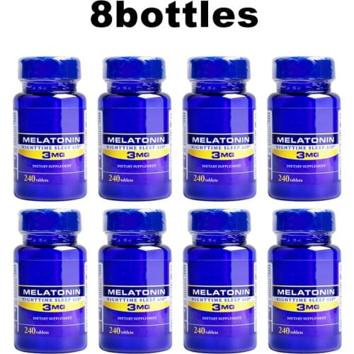 Strength Melatonin 3mg*240tabs/bottle Simulation Help Improve Sleep