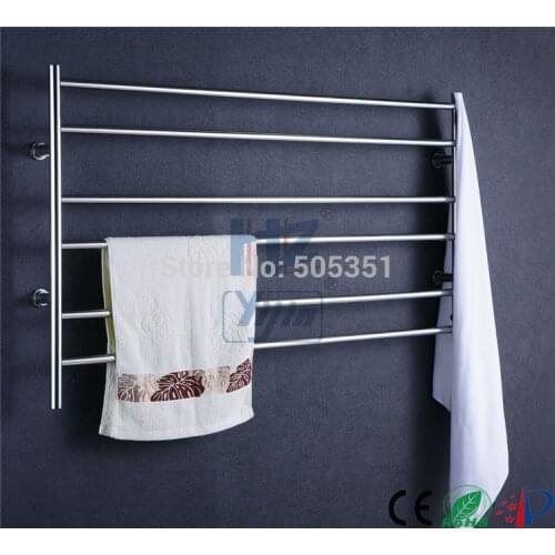 Wide size stainless steel bathroom accessory electric towel heater wall mounted towel warmer heated towel rail radiator HZ-929A