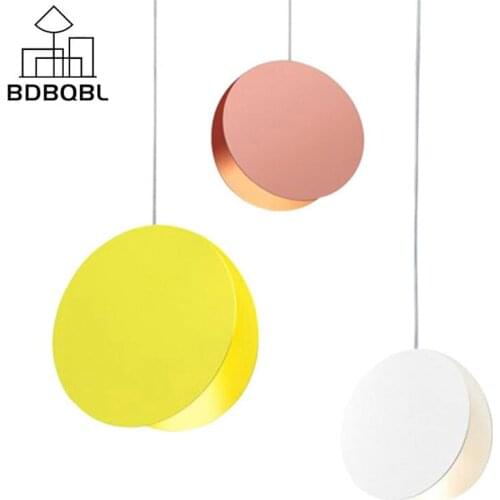 BDBQBL Macaron Pendant Lights Originality Northern Europe LED Pendant Lamp AC 90-260V Gorgeous Bedroom Restaurant Hanglamp