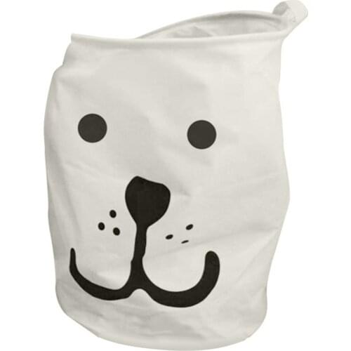 Canvas Laundry Hanging Drawstring Bag Household Pouch Bag Home Storage Organization Large Baby Toys Storage Bags Linen Cotton