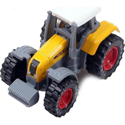 Alloy toy car 1:64 Agricultural vehicles tractor model Puzzle auto gift for children kids boys girls birthday Tractor Terrain