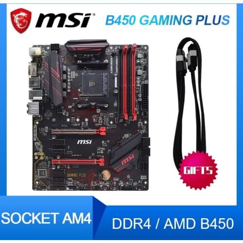 AMD X470 MSI X470 GAMING PRO Desktop Motherboard Socket AM4 DDR4 RYZEN 7 5600G 64GB PCI-E 3.0 M.2 USB3.1 ATX 99new Motherboard