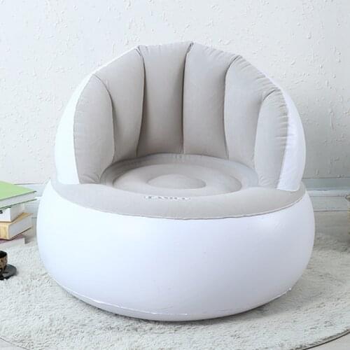 Inflatable sofa beanbag chair folding single creative adult bedroom living room sofa, BIG SIZE FOR ADULTS, 85 x 85 x 74cm