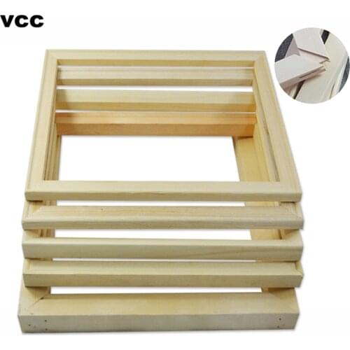 DIY Natural Solid Wood Pictures Frame For Diamond Painting Inner Frames Wooden Photo Frame Canvas Wall Art Stretching Paintings